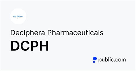 dcph stock forecast|deciphera pharmaceuticals.